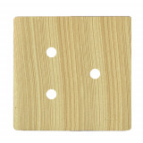 Placa p/ 3 Furos 4x4 - Novara Maple